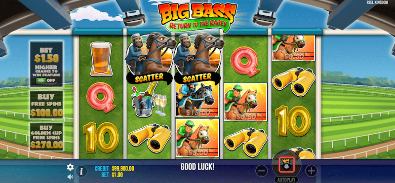 Tabela de Pagos — Big Bass Return to the Races