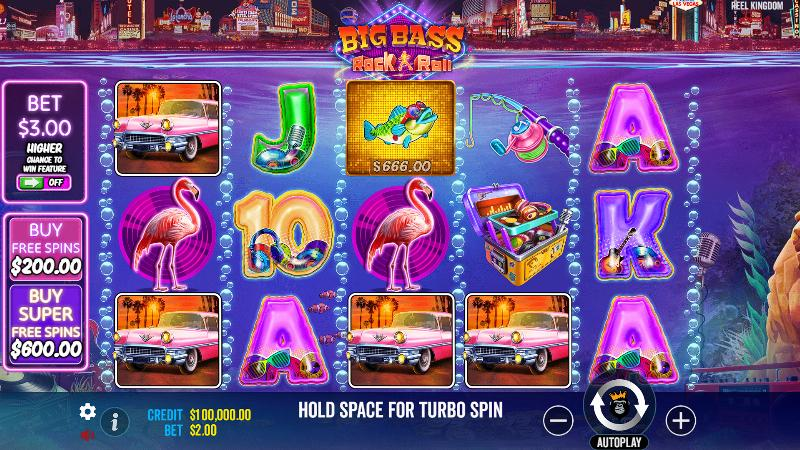 Demo gratis de Big Bass Rock & Roll